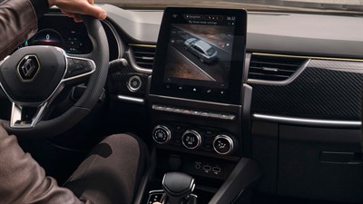 The inside of the renault arkana