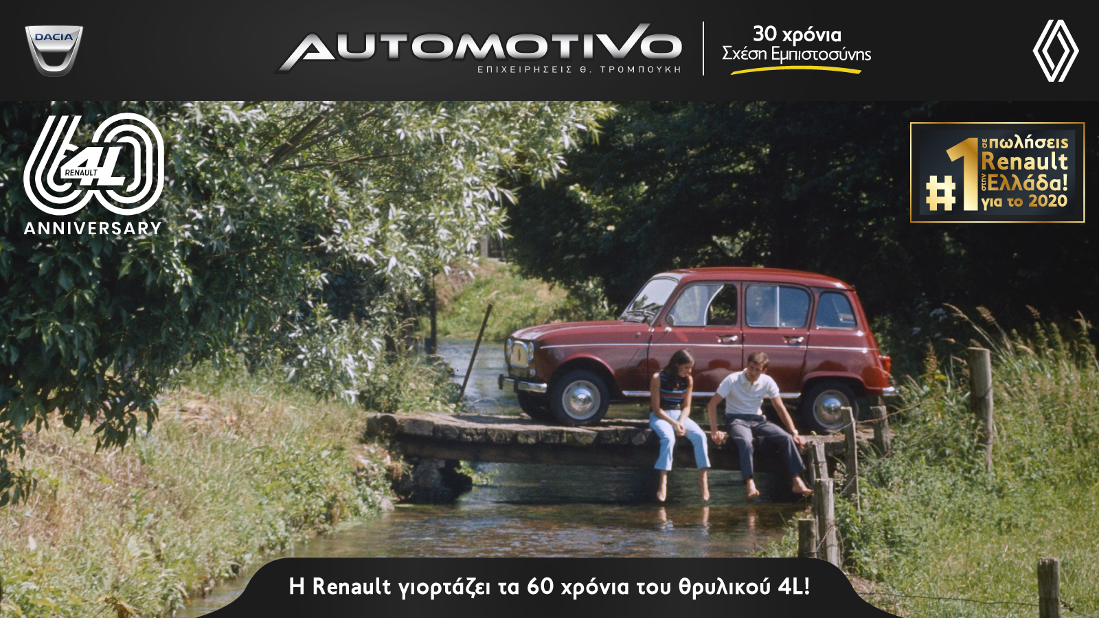 4L: Η Renault γιορτάζει τα 60α γενέθλια ενός θρύλου