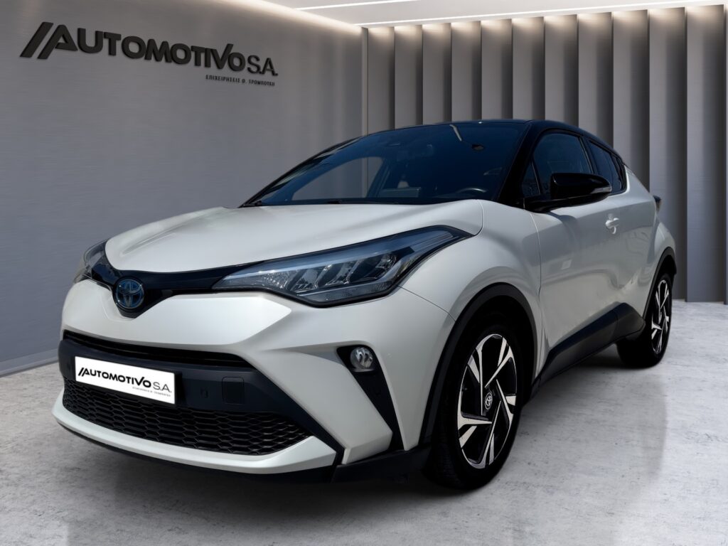 TOYOTA C-HR ,HYBRID 2022 , BI-TONE, ME 3 XΡΟΝΙΑ ΓΡΑΠΤΗ ΕΓΓΥΗΣΗ.
